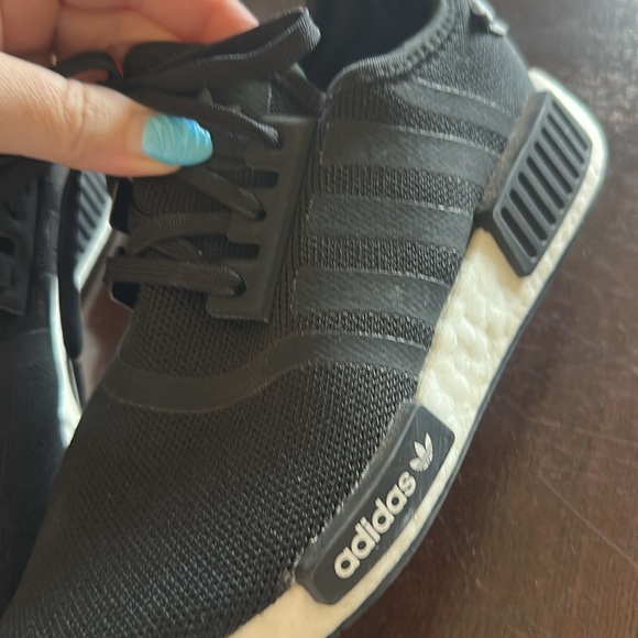 Adidas NMD R1 Black Sneakers - Picture 9 of 13
